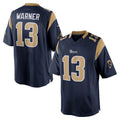 Kdoa LA.Rams #13 Kurt Warner Player Navy Retired Limited Stitched Jerseys