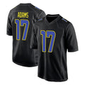 Kdoa LA.Rams #17 Davante Adams Player Black Fashion Limited Home Game Stitched Jerseys