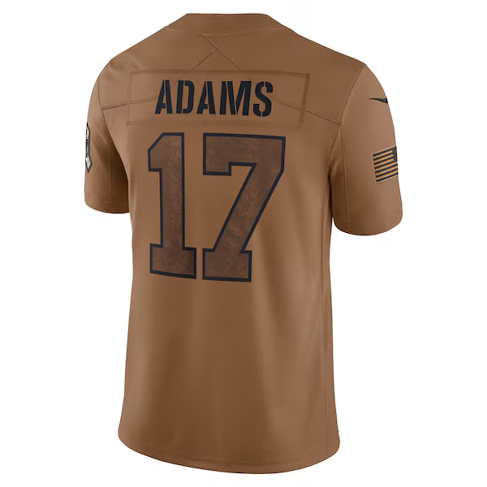Kdoa LA.Rams #17 Davante Adams Player Brown Salute To Service Limited Stitched Jerseys
