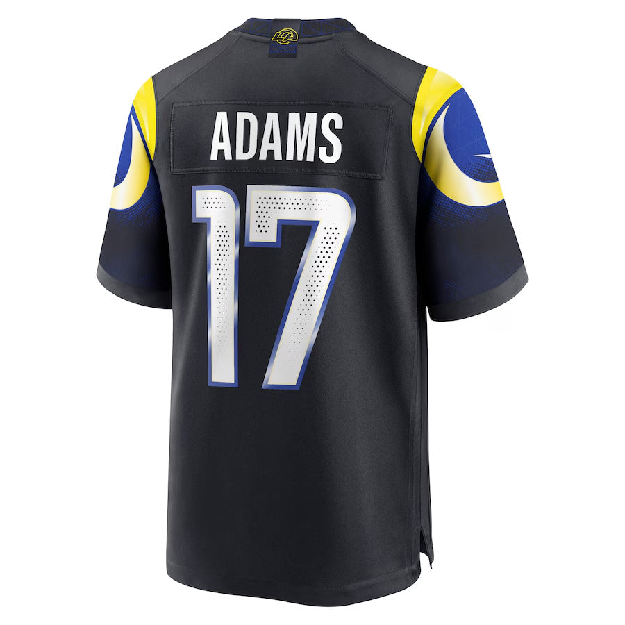 Kdoa LA.Rams #17 Davante Adams Player Midnight Blue Rivalries Collection Game Stitched Jerseys