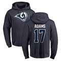 Kdoa LA.Rams #17 Davante Adams Player Navy Pullover Hoodie Limited Game Stitched Jerseys