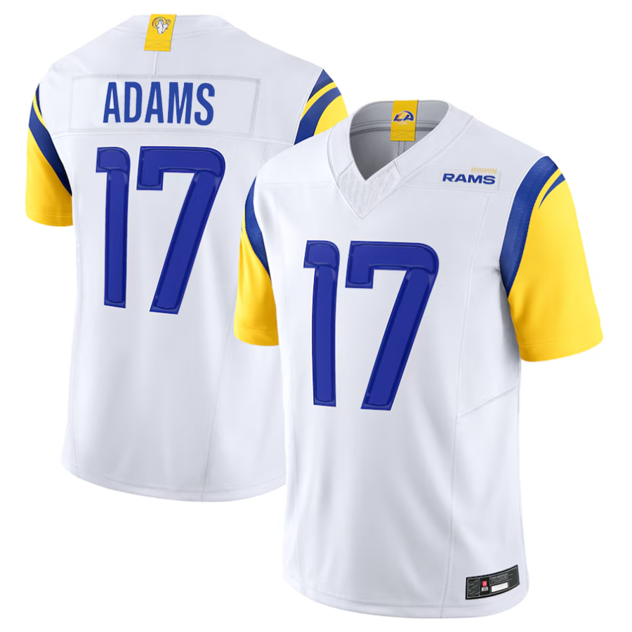 Kdoa LA.Rams #17 Davante Adams Player White F.U.S.E. Limited Stitched Jerseys