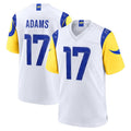 Kdoa LA.Rams #17 Davante Adams Player White Limited Home Game Stitched Jerseys