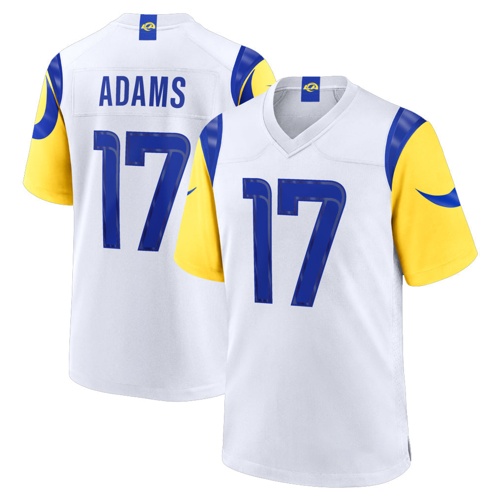 Kdoa LA.Rams #17 Davante Adams Player White Limited Home Game Stitched Jerseys