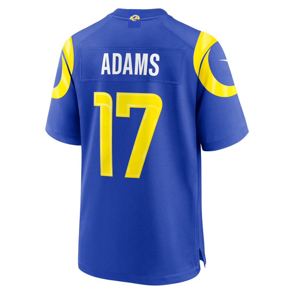 Kdoa LA.Rams #17 Davante Adams Royal Team Game Player Stitched Jerseys