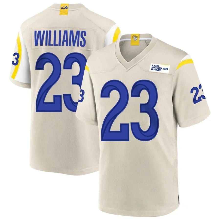 KdoaLA.Rams #23 Kyren Williams Player Bone Replica Game Stitched Jerseys