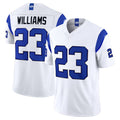 Kdoa LA.Rams #23 Kyren Williams Player Fearsome White Limited Vapor F.U.S.E. Home Game Stitched Jerseys