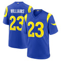 Kdoa LA.Rams #23 Kyren Williams Player Royal Limited Home Game Stitched Jerseys
