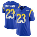 Kdoa LA.Rams #23 Kyren Williams Player Royal Limited Vapor Untouchable Home Game Stitched Jerseys