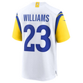 Kdoa LA.Rams #23 Kyren Williams White Game Jersey American Stitched Jersey