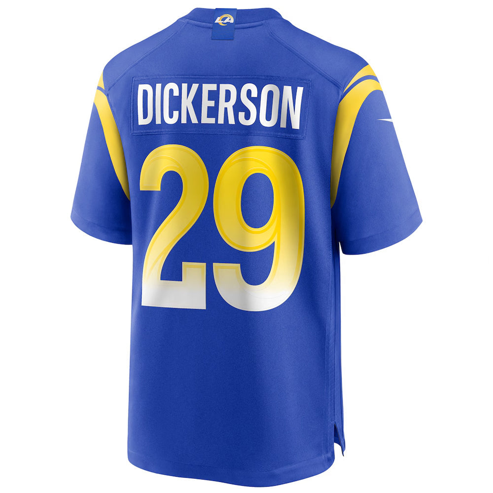 Kdoa LA.Rams #29 Eric Dickerson Player Royal Home Game Stitched Jersey