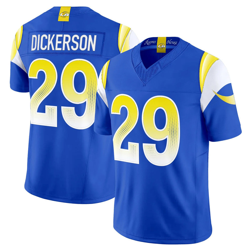 Kdoa LA.Rams #29 Eric Dickerson Player Royal Rivalries Vapor Limited Home Game Stitched Jerseys