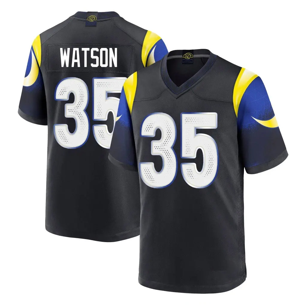 Kdoa LA.Rams #35 Jaylen Watson Player Black Midnight Rivalries Collection Home Game Stitched Jerseys