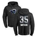 Kdoa LA.Rams #35 Jaylen Watson Player Black Pullover Hoodie Limited Game Stitched Jerseys