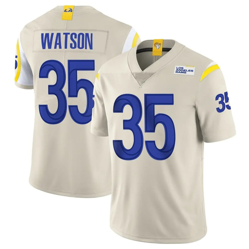Kdoa LA.Rams #35 Jaylen Watson Player Bone Limited Vapor Home Game Stitched Jerseys