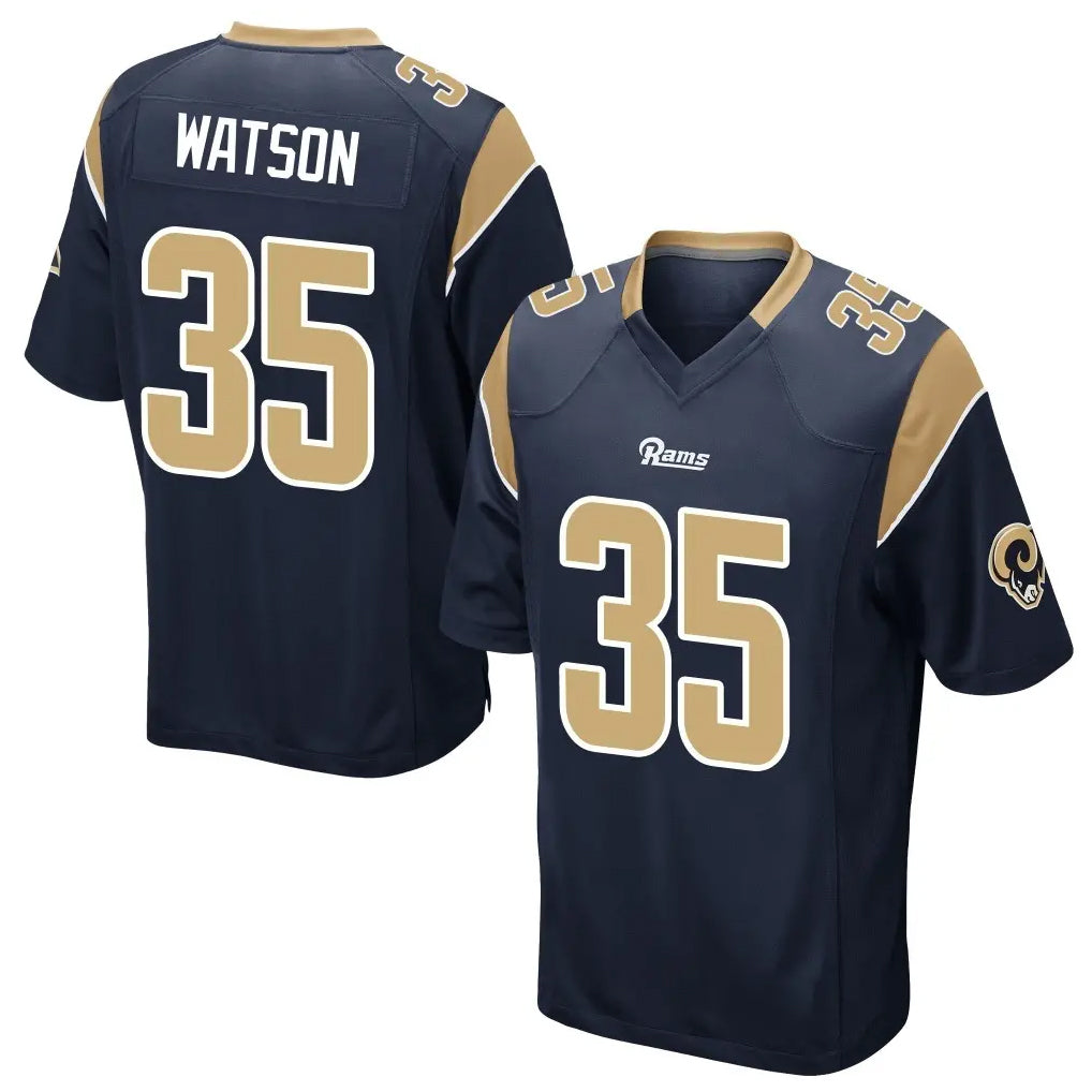 Kdoa LA.Rams #35 Jaylen Watson Player Navy Home Game Stitched Jerseys