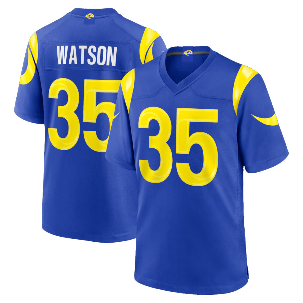 Kdoa LA.Rams #35 Jaylen Watson Player Royal Limited Home Game Stitched Jerseys