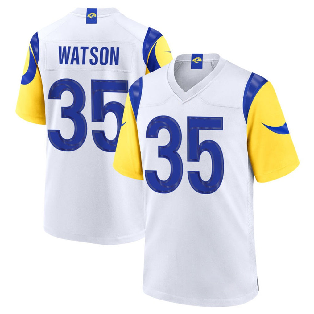 Kdoa LA.Rams #35 Jaylen Watson Player White Limited Home Game Stitched Jerseys