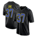 Kdoa LA.Rams #37 Quentin Lake Player Black Fashion Limited Home Game Stitched Jerseys
