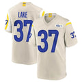 Kdoa LA.Rams #37 Quentin Lake Player Bone Home Game Stitched Jerseys