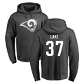 Kdoa LA.Rams #37 Quentin Lake Player Gray Pullover Hoodie Limited Game Stitched Jerseys