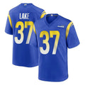 Kdoa LA.Rams #37 Quentin Lake Player Royal Home Game Stitched Jerseys