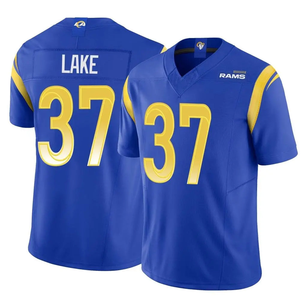 Kdoa LA.Rams #37 Quentin Lake Player Royal Limited Vapor F.U.S.E. Home Game Stitched Jerseys