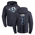 Kdoa LA.Rams #3 Kam Curl Player Navy Pullover Hoodie Limited Game Stitched Jerseys