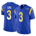 Kdoa LA.Rams #3 Kam Curl Player Royal Limited Vapor F.U.S.E. Home Game Stitched Jerseys
