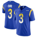 Kdoa LA.Rams #3 Kam Curl Player Royal Limited Vapor Untouchable Home Game Stitched Jerseys