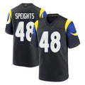 Kdoa LA.Rams #48 Omar Speights Player Black Midnight Rivalries Collection Home Game Stitched Jerseys