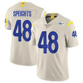 Kdoa LA.Rams #48 Omar Speights Player Bone Limited Vapor Home Game Stitched Jerseys