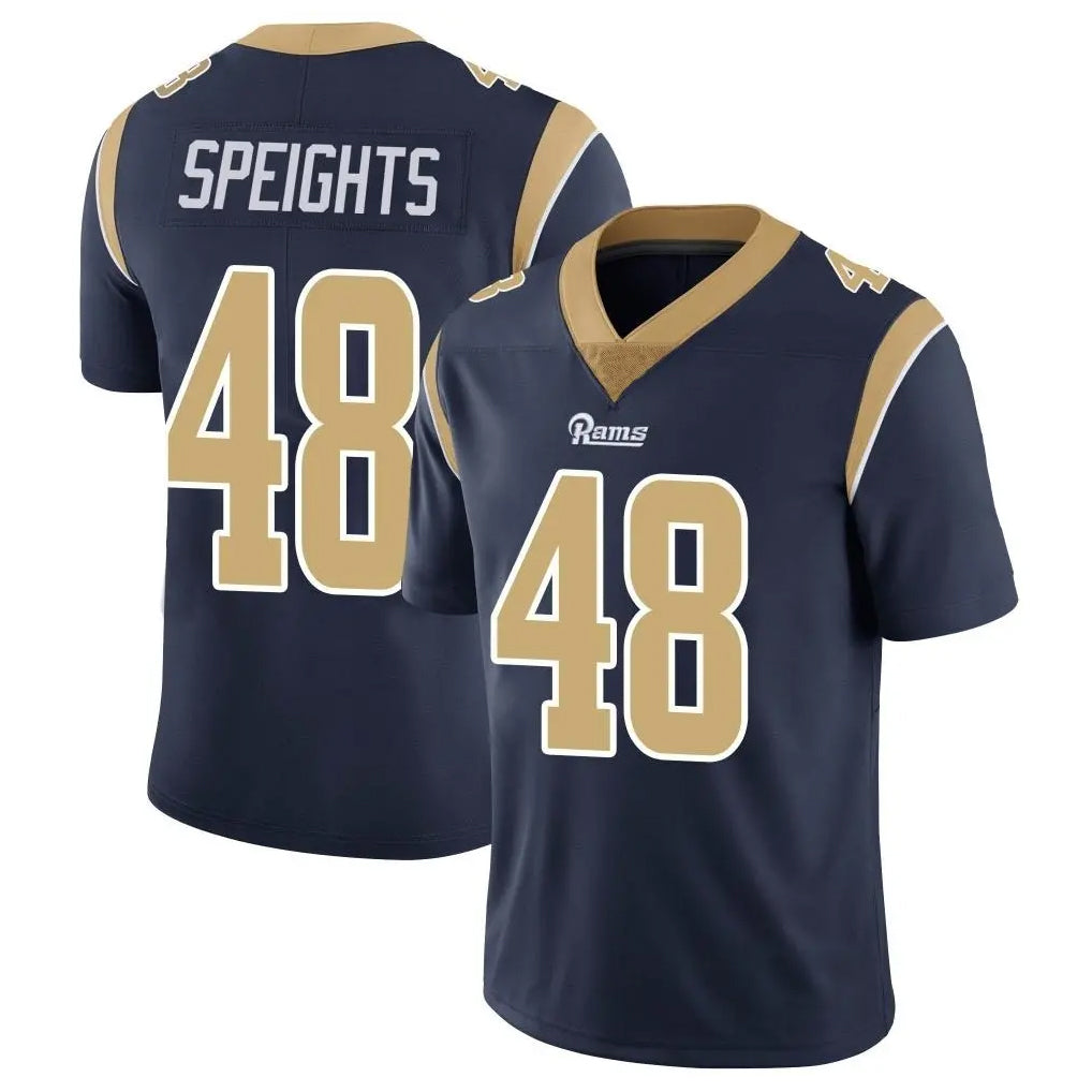 Kdoa LA.Rams #48 Omar Speights Player Navy Limited Vapor Untouchable Home Game Stitched Jerseys