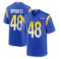 Kdoa LA.Rams #48 Omar Speights Player Royal Home Game Stitched Jerseys