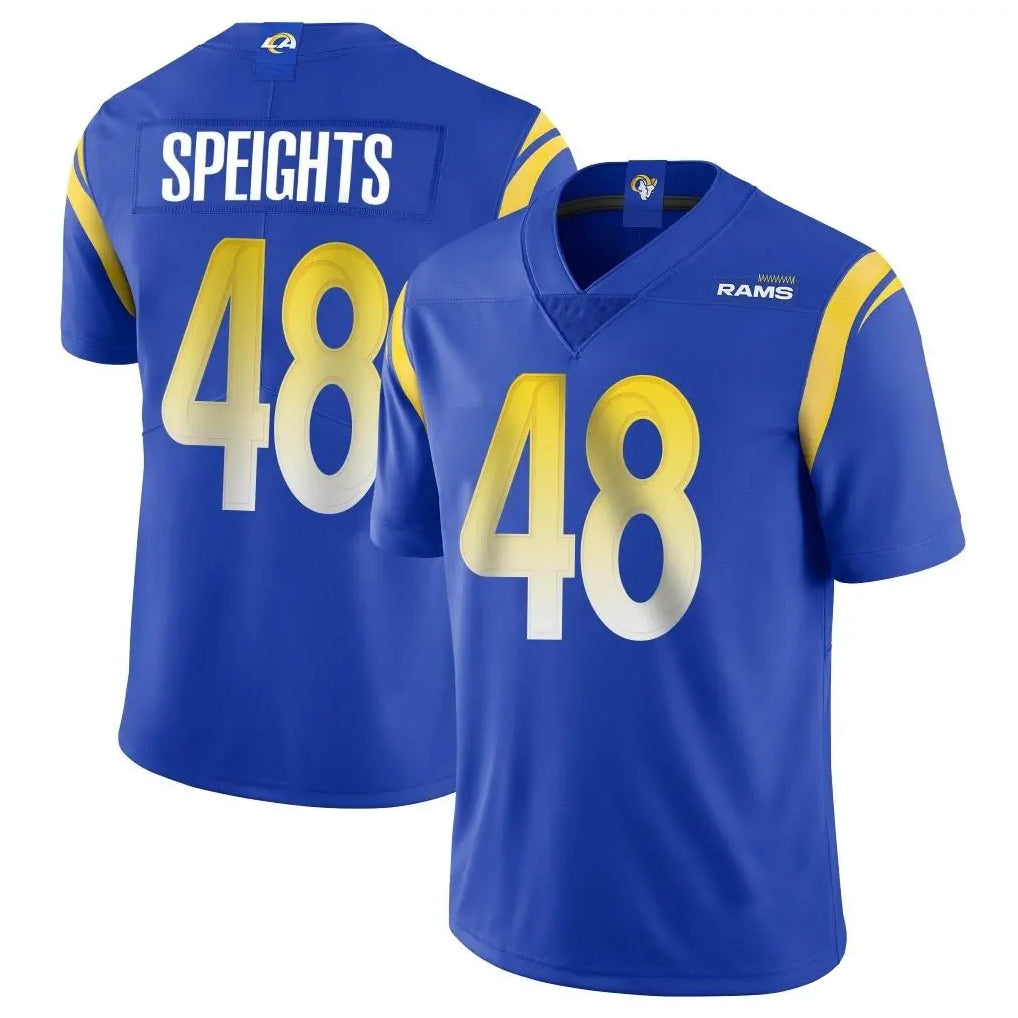 Kdoa LA.Rams #48 Omar Speights Player Royal Limited Vapor Untouchable Home Game Stitched Jerseys