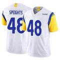 Kdoa LA.Rams #48 Omar Speights Player White Limited Vapor F.U.S.E. Home Game Stitched Jerseys