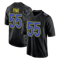 Kdoa LA.Rams #55 Braden Fiske Player Black Fashion Limited Home Game Stitched Jerseys