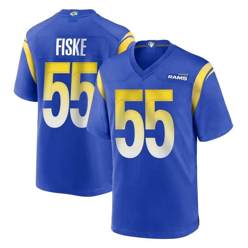 Kdoa LA.Rams #55 Braden Fiske Player Royal Home Game Stitched Jerseys