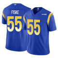 Kdoa LA.Rams #55 Braden Fiske Player Royal Limited Vapor F.U.S.E. Home Game Stitched Jerseys
