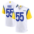 Kdoa LA.Rams #55 Braden Fiske Player White Home Game Stitched Jerseys