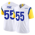 Kdoa LA.Rams #55 Braden Fiske Player White Limited Vapor F.U.S.E. Home Game Stitched Jerseys