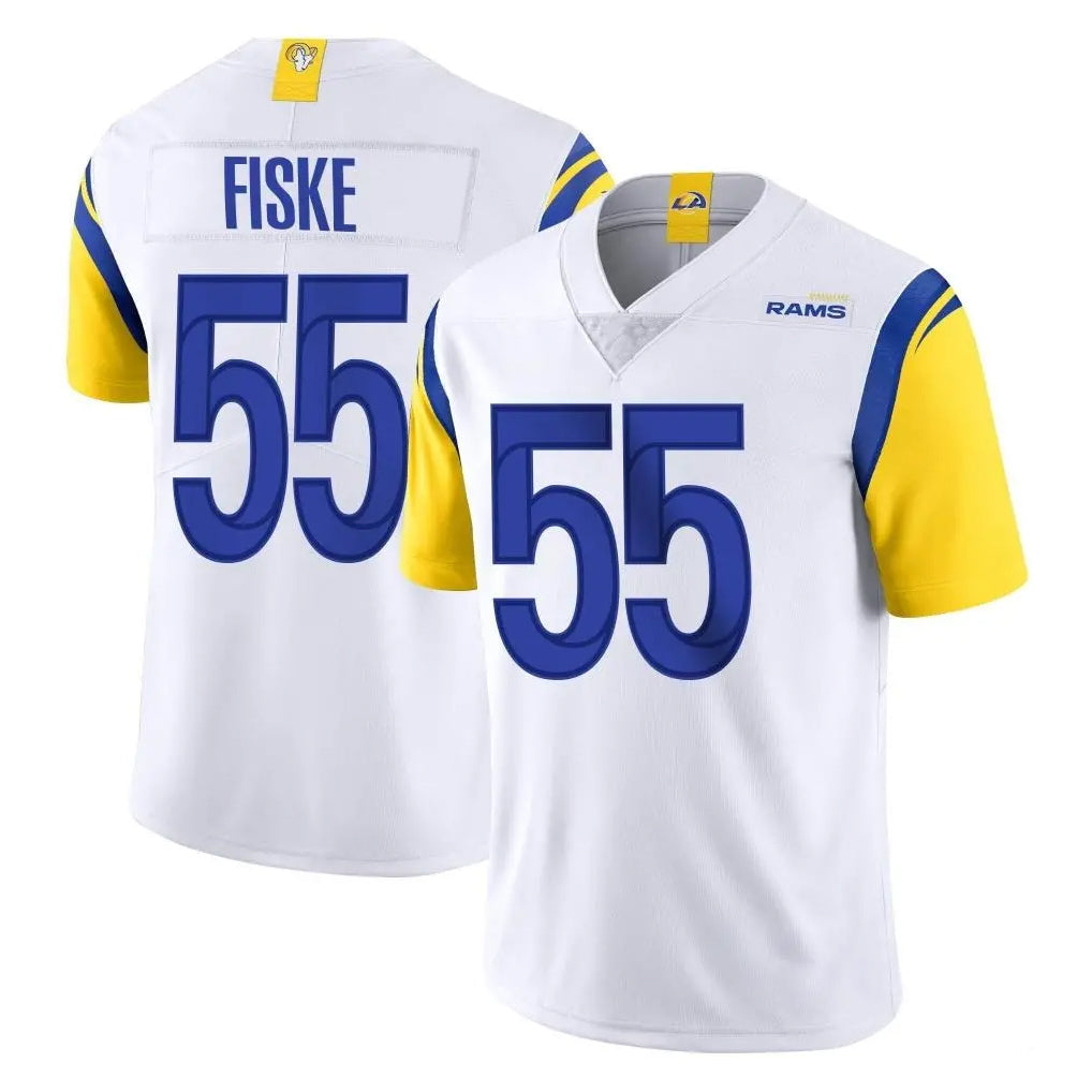 Kdoa LA.Rams #55 Braden Fiske Player White Limited Vapor Untouchable Home Game Stitched Jerseys