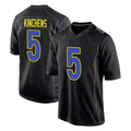 Kdoa LA.Rams #5 Kamren Kinchens Player Black Fashion Limited Home Game Stitched Jerseys