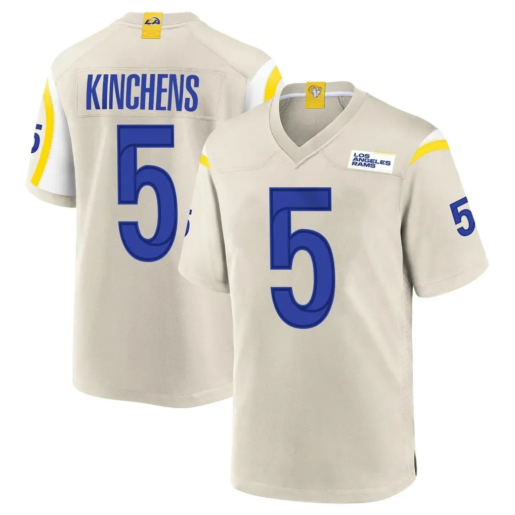 Kdoa LA.Rams #5 Kamren Kinchens Player Bone Home Game Stitched Jerseys