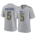 Kdoa LA.Rams #5 Kamren Kinchens Player Gray Atmosphere Fashion Home Game Stitched Jerseys