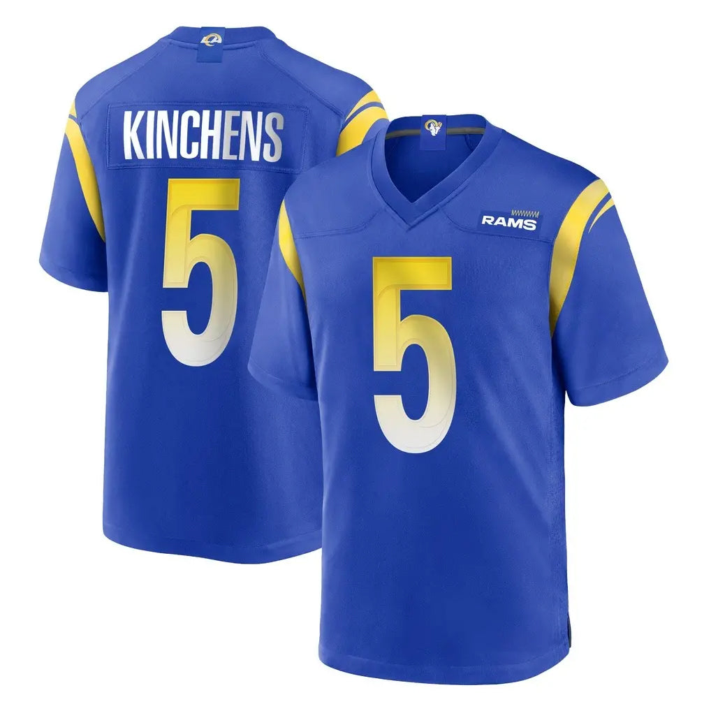Kdoa LA.Rams #5 Kamren Kinchens Player Royal Home Game Stitched Jerseys