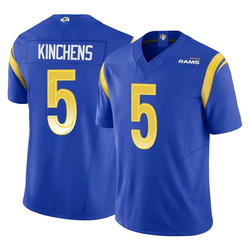 Kdoa LA.Rams #5 Kamren Kinchens Player Royal Limited Vapor F.U.S.E. Home Game Stitched Jerseys