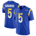 Kdoa LA.Rams #5 Kamren Kinchens Player Royal Limited Vapor Untouchable Home Game Stitched Jerseys