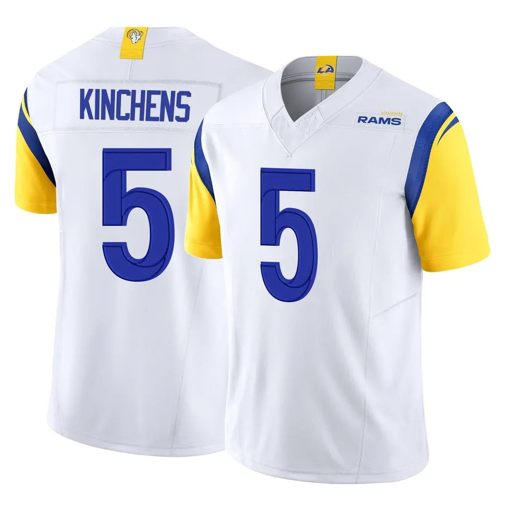 Kdoa LA.Rams #5 Kamren Kinchens Player White Limited Vapor F.U.S.E. Home Game Stitched Jerseys