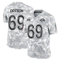 Kdoa LA.Rams #69 Kevin Dotson Player Arctic Camo Salute To Service Limited Game Stitched Jerseys